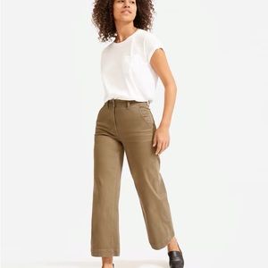 Everlane The Wide Leg Crop Pant- Size 12